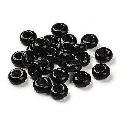 Natural & Synthetic Mixed Stone European Beads G-R488-02-1