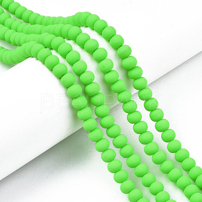 Handmade Polymer Clay Beads Strands X-CLAY-N008-053-07-1