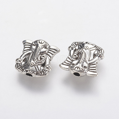 Tibetan Style Alloy Beads PALLOY-F202-27AS-1