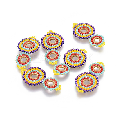 MIYUKI & TOHO Handmade Japanese Seed Beads Links SEED-A027-G09-1
