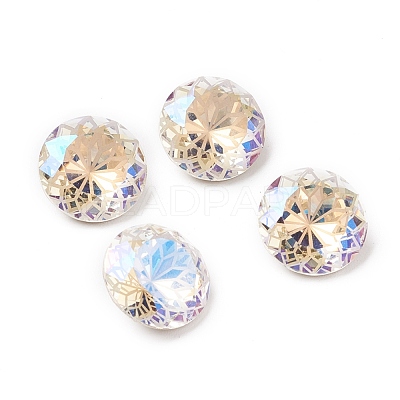 K9 Glass Rhinestone Pointed Back Cabochons RGLA-P030-06A-001MO-1