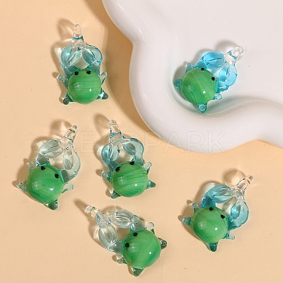 Handmade Lampwork Pendants PW-WG0A8A0-01-1