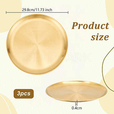 201 Stainless Steel Serving Trays AJEW-WH0314-362-1