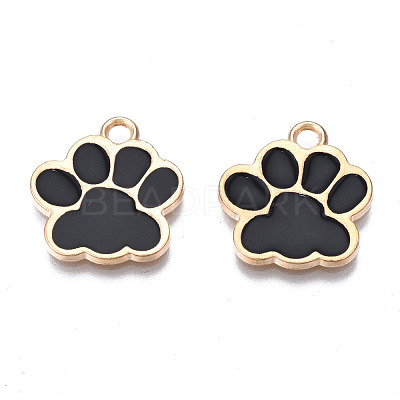 Alloy Enamel Pendants ENAM-T016-22LG-C-RS-1