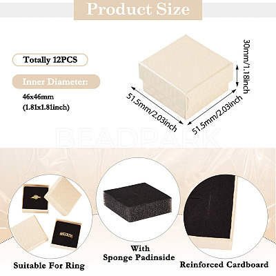 Square Paper Storage Gift Boxes CON-TAC0001-05B-1