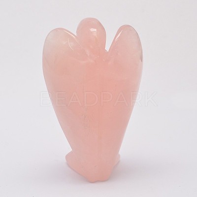 Natural  Rose Quartz Home Display Decorations X-DJEW-L009B-02-1