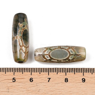 Tibetan Style dZi Beads TDZI-E004-51-1