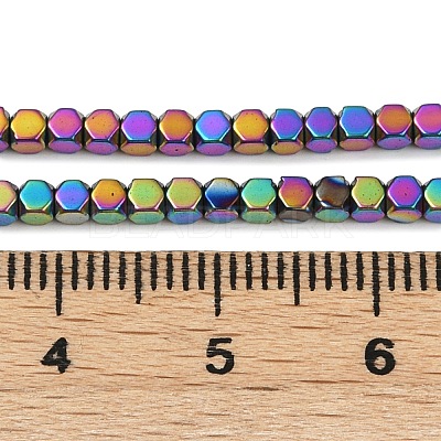 Electroplate Non-magnetic Synthetic Hematite Beads Strands G-I175-09I-1