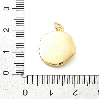 Ocean Theme Brass Enamel Pendants X-KK-Q029-01F-G-1