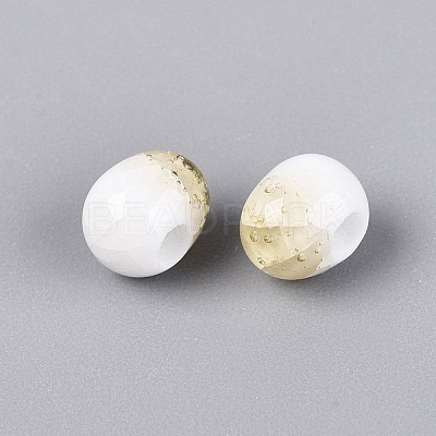 Handmade Crackle Porcelain Beads PORC-Q008-06A-02-1