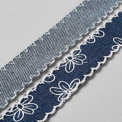 Polyester Denim Ribbons OCOR-TAC0003-18C-1