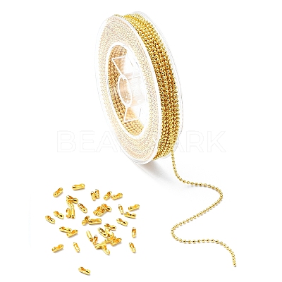 1 Roll Iron Ball Bead Chains CH-YW0002-04G-1