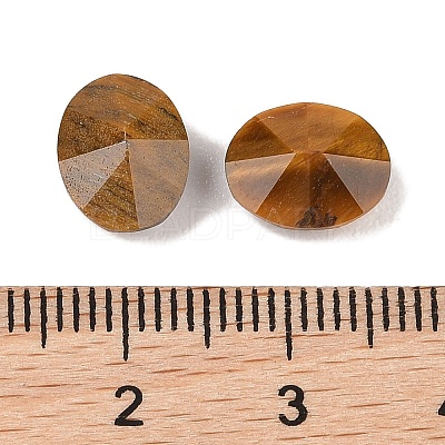 Natural Tiger Eye Cabochons G-C146-02A-1