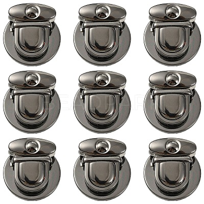 10Pcs Alloy Bag Tuck Lock Clasps FIND-YW0010-92B-1