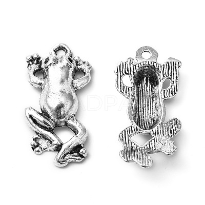 Tibetan Style Pendant Rhinestone Settings TIBE-R184-AS-LF-1