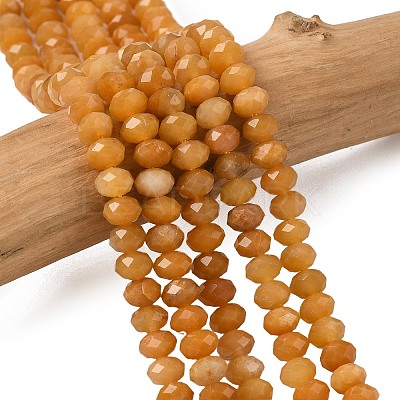 Natural Topaz Jade Bead Strands G-D344-A36-02-1