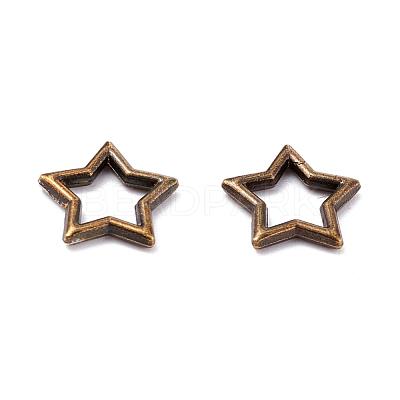 Zinc Alloy Links PALLOY-WH0036-21AB-1-1