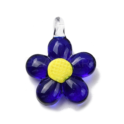 Handmade Lampwork Pendants LAMP-K043-02A-1