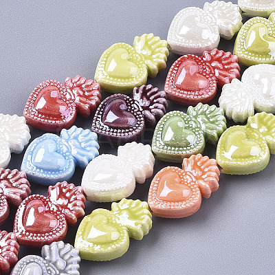 Handmade Porcelain Beads PORC-T005-005-1