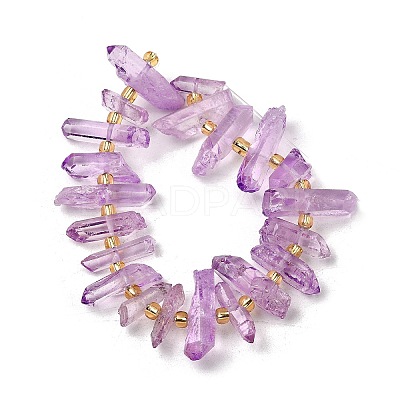 Natural Quartz Crystal Beads Strands G-F800-C20-1