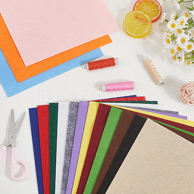 15Pcs Felt Non Woven Fabric DIY-SP0003-93I-1