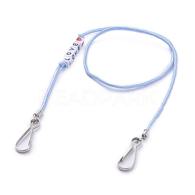 Polyester & Spandex Cord Ropes Eyeglasses Chains AJEW-EH00058-06-1