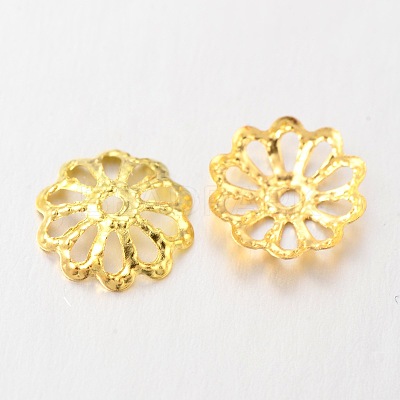 Iron Flower Bead Caps E191Y-G-1