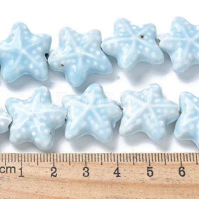 Ocean Series Handmade Porcelain Beads PORC-R002-05-09-1