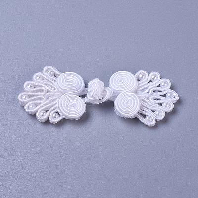 Handmade Chinese Frogs Knots Buttons Sets BUTT-WH0014-29D-1