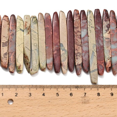 Natural Aqua Terra Jasper Beads Strands G-Z110-D01-1