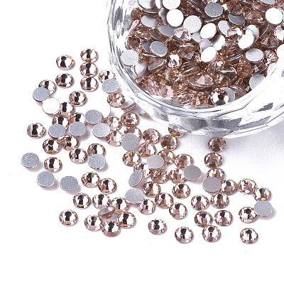 Glass Rhinestone Flat Back Cabochons RGLA-S002-08SS-12-1
