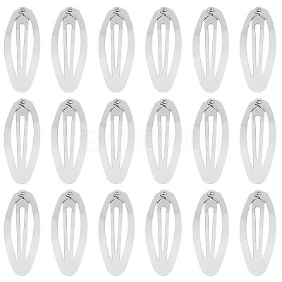 100Pcs Iron Hair Clip Findings PHAR-SC0001-002B-1