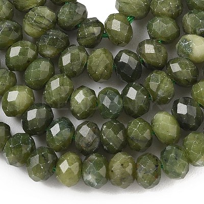 Natural Taiwan Jade Bead Strands G-D344-A03-1