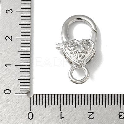 Alloy Lobster Claw Clasps KK-Q019-20P-1