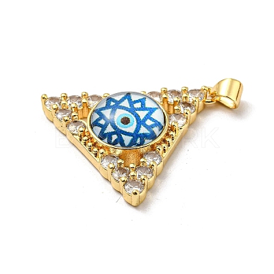 Golden Brass Pendants KK-L209-007G-07-1