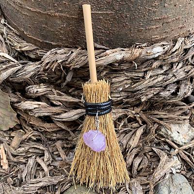Halloween Theme Mini Witch Broom Party Decoration HAWE-PW0001-105D-1