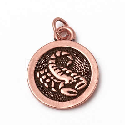 Brass Pendants KK-I668-01ARG-09-1