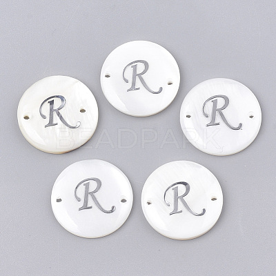 Freshwater Shell Links connectors SHEL-S274-22R-P-1