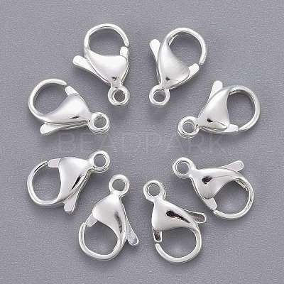 304 Stainless Steel Lobster Claw Clasps STAS-E464-21A-S-1