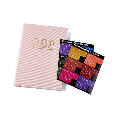 2023 Notebook with 12 Month Tabs LS-AJEW-A043-01B-1