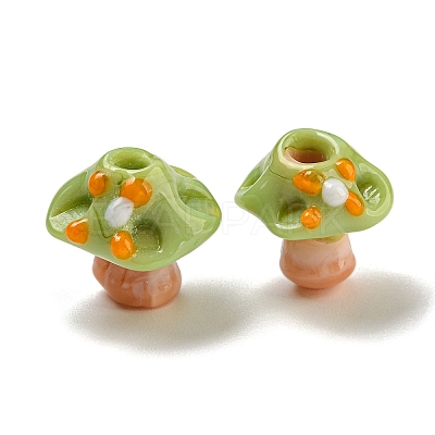 Handmade Bumpy Lampwork Beads LAMP-S067-01E-1