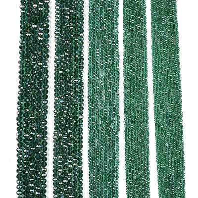 Electroplate Glass Beads Strands LS-EGLA-A044-T4mm-B18-1
