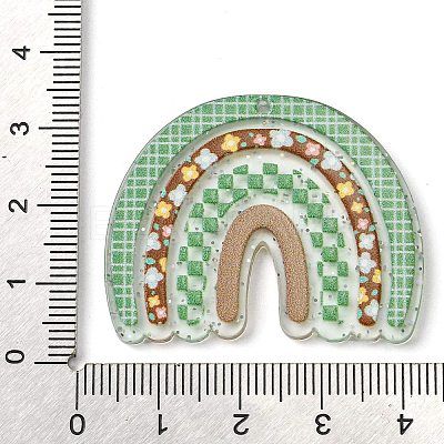 Opaque Acrylic Pendants SACR-P032-01D-1