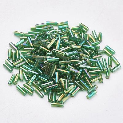 Glass Bugle Beads SEED-E001-12mm-167-1