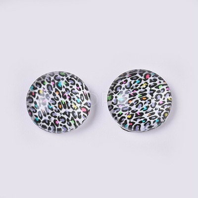 Glass Cabochons LS-GLAA-WH0015-09C-1