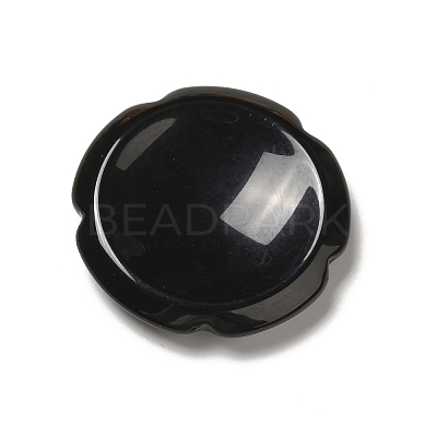 Natural Obsidian Worry Stones G-E586-01P-1