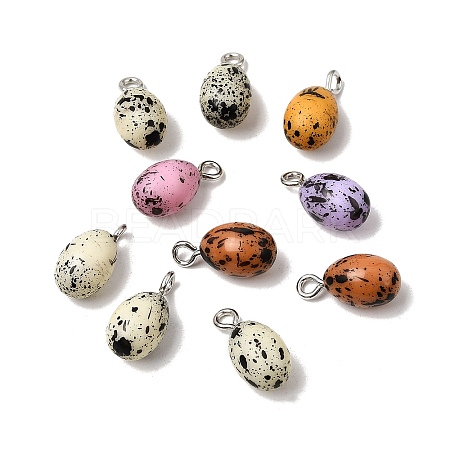 Opaque Resin Pendants RE-CBAAB56-01-1