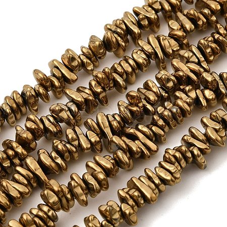 Synthetic Non-magnetic Hematite Beads Strands G-L613-H01-01G-1