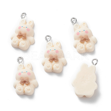 Resin Pendants X-RESI-G026-12B-1