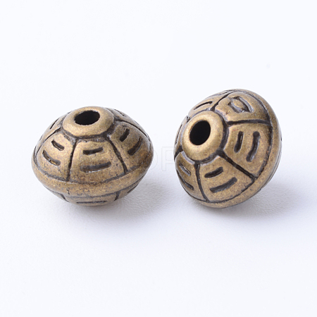 Tibetan Style Alloy Beads X-TIBE-Q063-136AB-NR-1